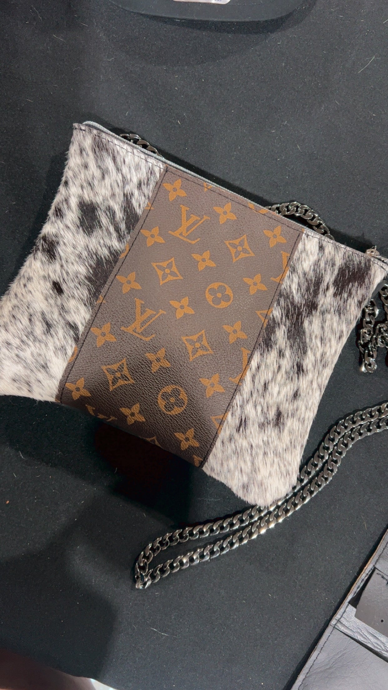 LV & Cowhide purse