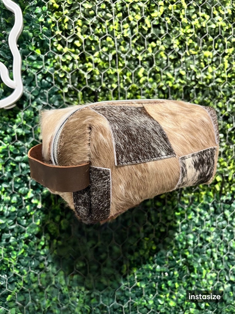 Checkered Hide Travel Bag