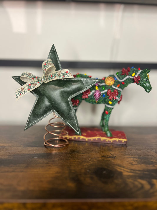 Leather Christmas Tree Topper